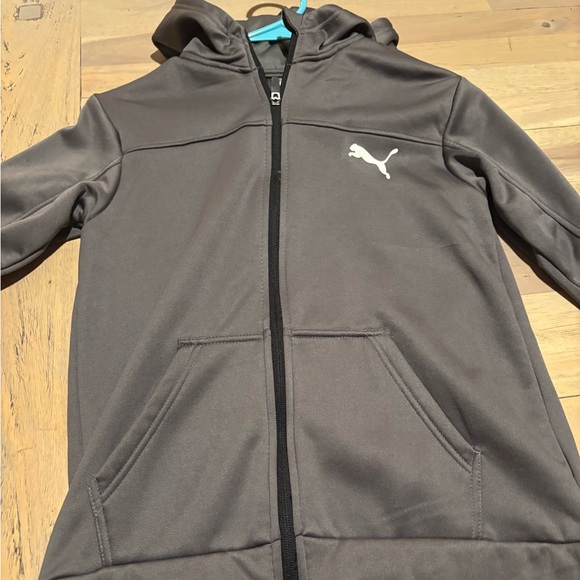 Puma Charcoal Full-Zip Hoodie - Picture 1 of 3